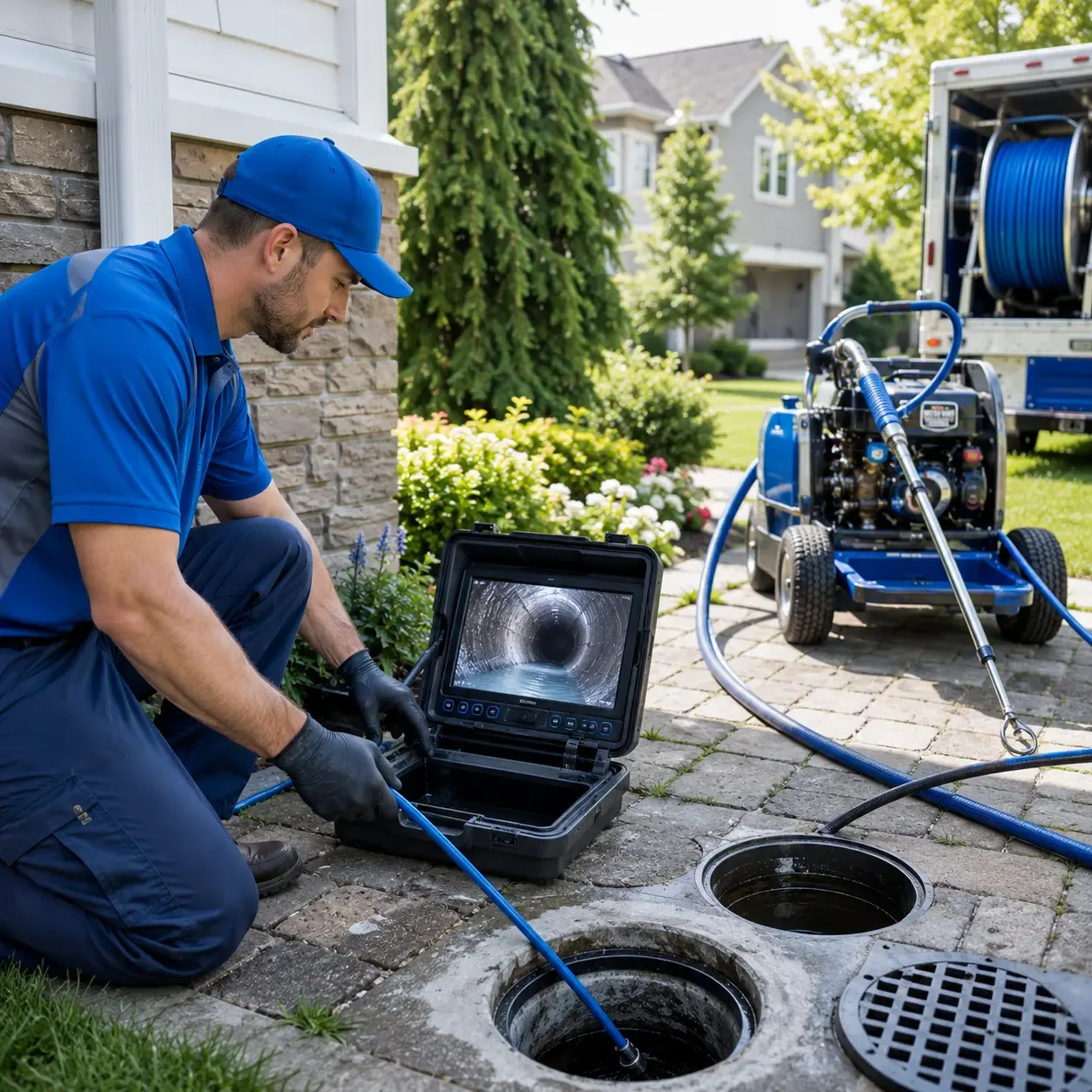 Outdoor drain cleaning professionals serving Eagle, WI